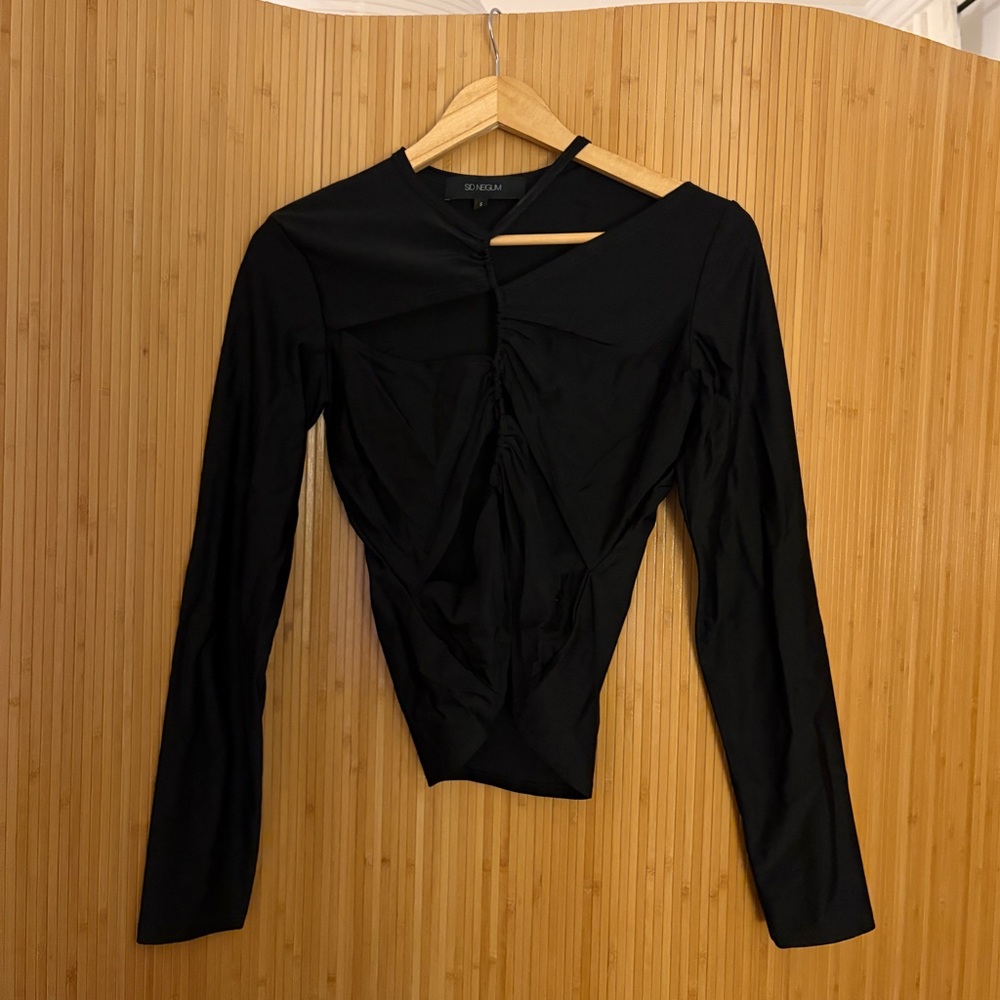 Sid Neigum SS22 cutout tension blouse